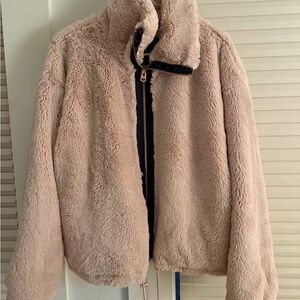 Lucky Brand Women's light pink Fleece Jacket